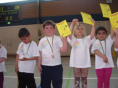 Sportwettbewerb der Kindertagesstätten in Bitterfeld-1
